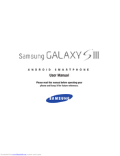 Samsung I9300BLK User Manual