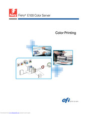 Fiery E100 Color Serve Printing Manual