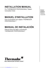 Thermador PROFESSIONAL PSO301M Installation Manual