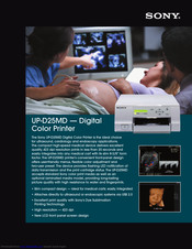 Sony UPD25MD Brochure