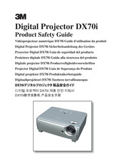 3M DX70i Product Safety Manual