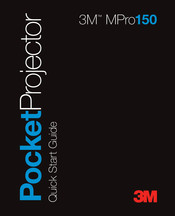 3M MPRO150 Quick Start Manual