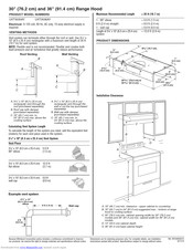 Amana UXT3030AY Product Dimensions