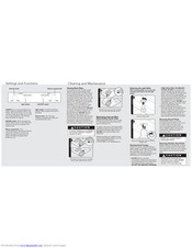 Viking RVCH330SS Quick Reference Manual