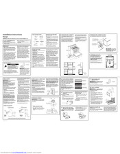 GE JGBS10FSA Installation Instructions