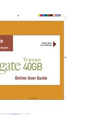 Seagate TapeStor Travan 40GB Online User's Manual