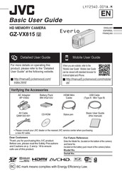 JVC EVERIO GZ-VX815 User Manual