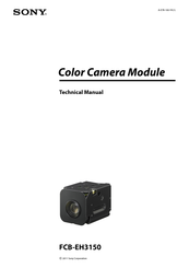 Sony FCBEH3150 Technical Manual