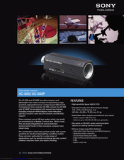 Sony XC-505P Brochure