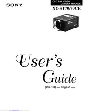 Sony XCST70 User Manual