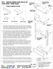 FEC XDCAM EX PMW-EX30 Manual