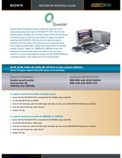 Sony SRW5800/2 Brochure