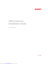2Wire Gateway 100 Series Installation Manual