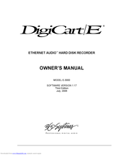 360 Systems Digicart-E E-3000 Owner's Manual