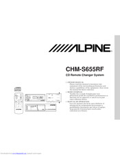 Alpine CHM-S655RF Owner's Manual