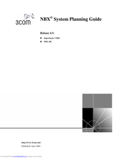 3Com SupersStack 3 NBX Planning Manual