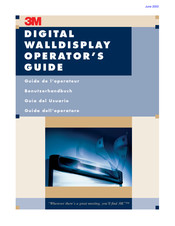 3M Digital Walldispley Operator's Manual