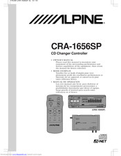 Alpine CRA-1656SP Owner's Manual