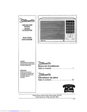 DANBY Silhouette DAC7024DE Use And Care Manual