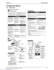 Daikin FTX-J Series Operational Manual