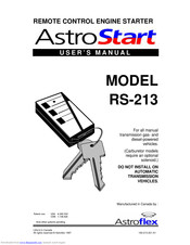 Astrostart RS-213 User Manual