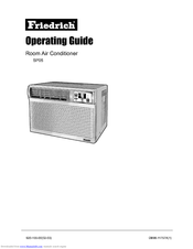 FRIEDRICH SP05 Operating Manual