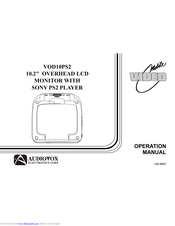 Audiovox VOD10PS2 - Car - 16:9 Flipdown Monitor Operation Manual