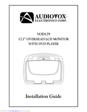 Audiovox VOD129 Installation Manual