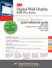 3M Digital Walldisplay 9200IW Plus Quick Reference Manual