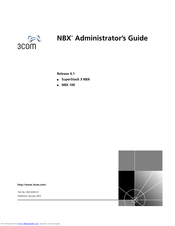 3Com NBX 100 900-0093-01 Administrator's Manual