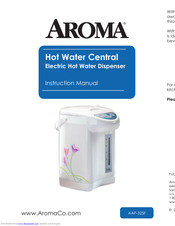 Aroma Hot Water Central AAP-325F Instruction Manual
