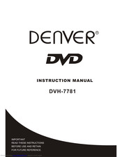 Denver DVH-7781 Instruction Manual