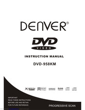 Denver DVD-958KM Instruction Manual