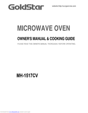 GOLDSTAR MH-1517CV Owner's Manual & Cooking Manual