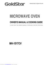 Goldstar MH-1517CV Owner's Manual & Cooking Manual