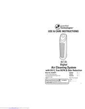 Guardian AC4850PT Use And Care Instruction