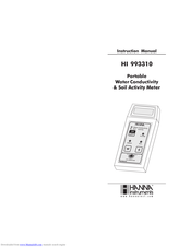 Hanna Instruments HI 993310 Instruction Manual