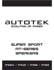 Autotek SUPER SPORT AT6.2C Instruction Manual