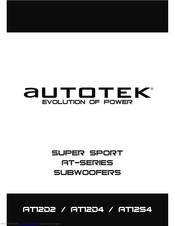 Autotek SUPER SPORT AT12D4 Instruction Manual