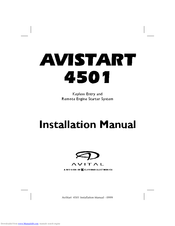 Avital Avistart 4501 Installation Manual