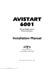 Avital AviStart 6001 Installation Manual
