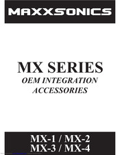 Autotek Maxxsonics MX-4 Instruction Manual
