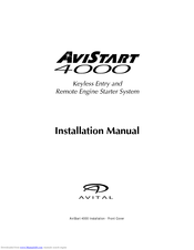 Avital 4000 Installation Manual