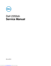 Dell 2355DN Service Manual