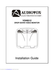 Audiovox VOH8512 Installation Manual