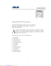 Asus Z93E Series Disassembly Manual