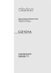 Clarion CZ101A Owner's Manual
