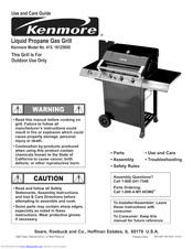 KENMORE 415. 16125800 Manual