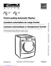 Kenmore ELITE 110.4508 Series Owner's Manual & Installation Instructions
