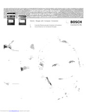 BOSCH HES7282U/05 Use & Care Manual
